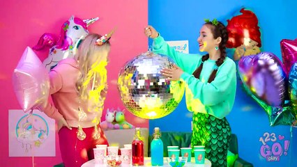 MERMAID FOOD VS RAINBOW UNICORN FOOD -- Tasty And Easy Recipes For You