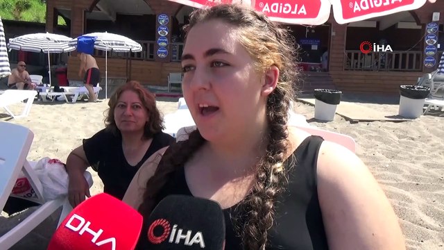 Günübirlik tatilciler deniz ve sahilin tadını doyasıya çıkarttı