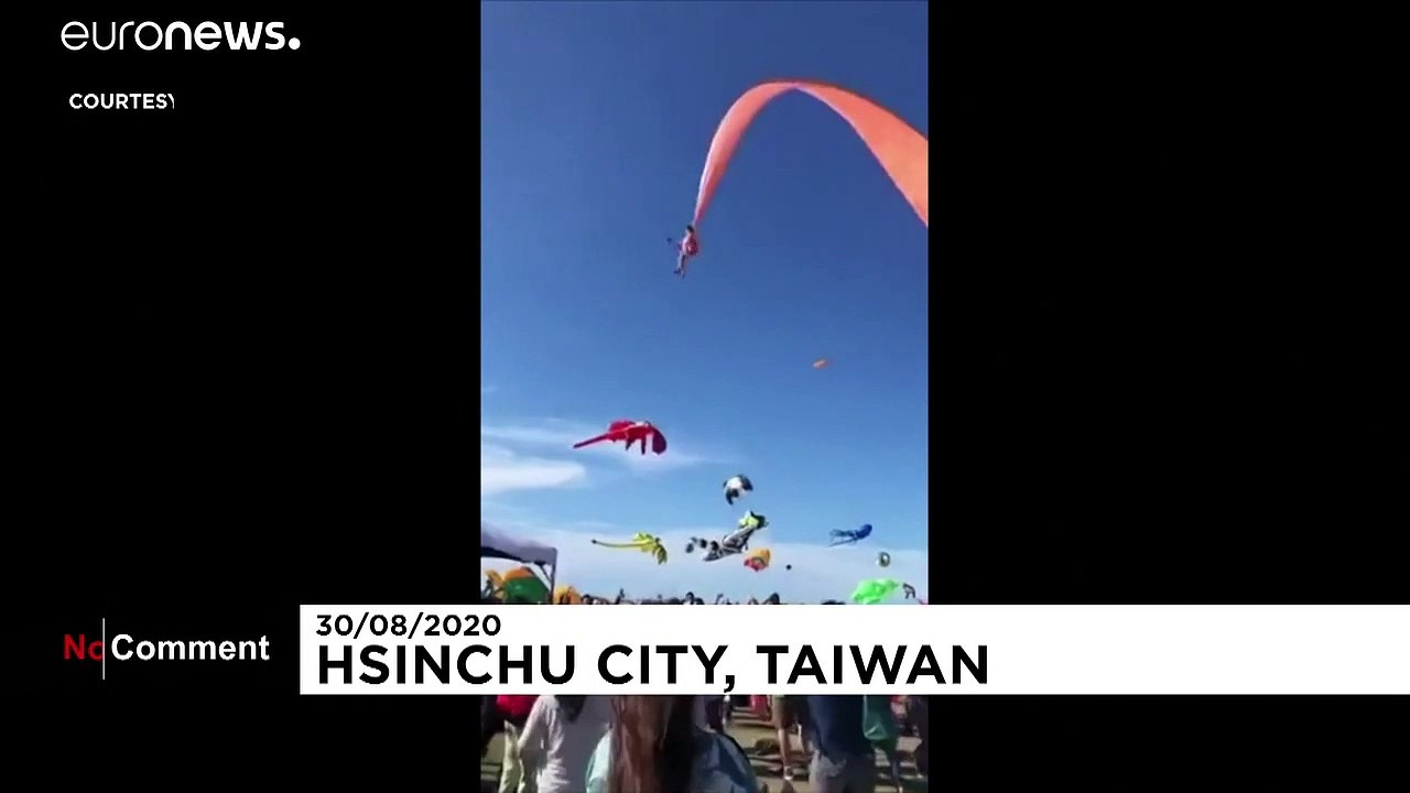 Taïwan : accident lors d'un festival de cerfs-volants