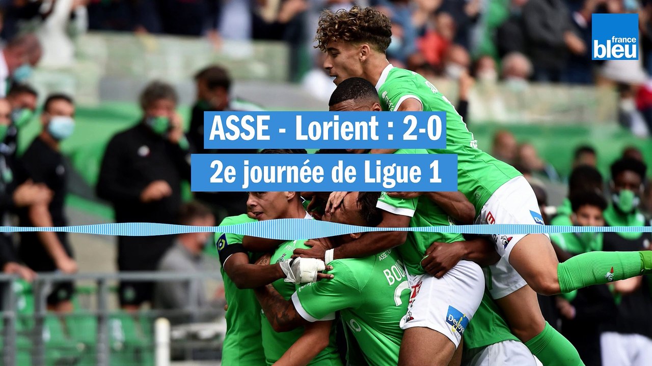 Ligue 1 - 2e journée : les Verts s'imposent contre Lorient grâce à un doublé de Romain Hamouma