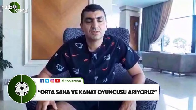 Bandırmaspor Teknik Direktörü Serdar Bozkurt: Orta saha ve kanat oyuncusu arıyoruz