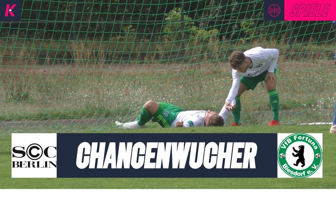 Fortunas Chancenwucher wird bestraft | SC Charlottenburg - VfB Fortuna Biesdorf (Berlin-Liga, 3. Spieltag)