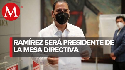 Senadores de Morena eligen a Eduardo Ramírez como presidente de mesa directiva