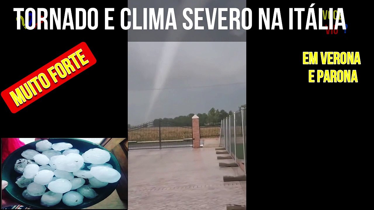TORNADO E CLIMA SEVERO NA ITÁLIA [ Em Verona e Parona 29 Agosto 2020] #30