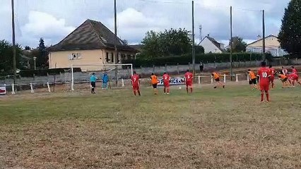 1er tour Coupe de France. Arrêt du pénalty par Anthony.