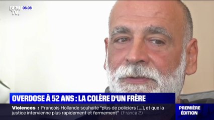 La colère d'un homme après la mort par overdose de son frère dans un restaurant-club de Cannes