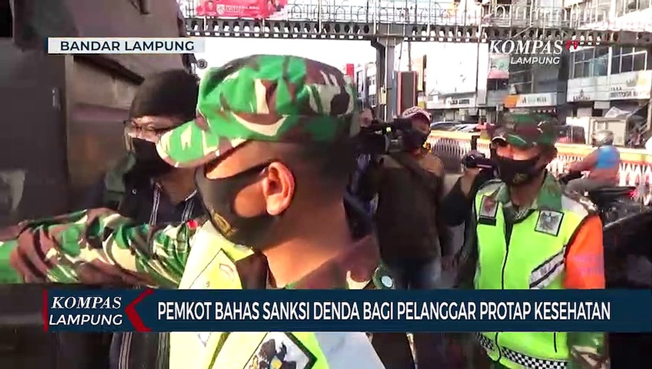 Pemkot Bandar Lampung Bahas Sanksi Denda Bagi Pelanggar Protokol Kesehatan