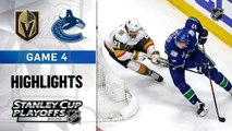 NHL Highlights | Golden Knights @ Canucks 8/30/2020