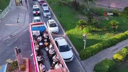 Antalya'da karada, denizde ve havada 30 Ağustos Zafer Bayramı coşkusu