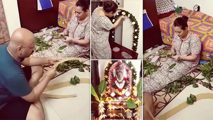 तृप्ती भोईरने साजरी केली Eco Friendly गणेश चतुर्थी