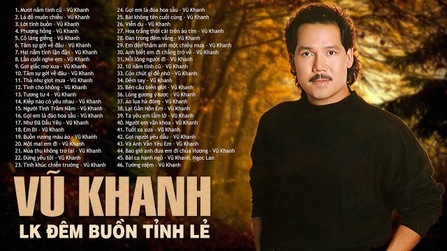 VŨ KHANH Chọn Lọc - LK Mười Năm Tình Cũ, Lá Đổ Muôn Chiều - Dòng Nhạc Tình Ca Xưa Bất Hủ