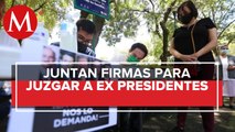 Reúnen firmas para consulta sobre juicio a ex presidentes en CdMx