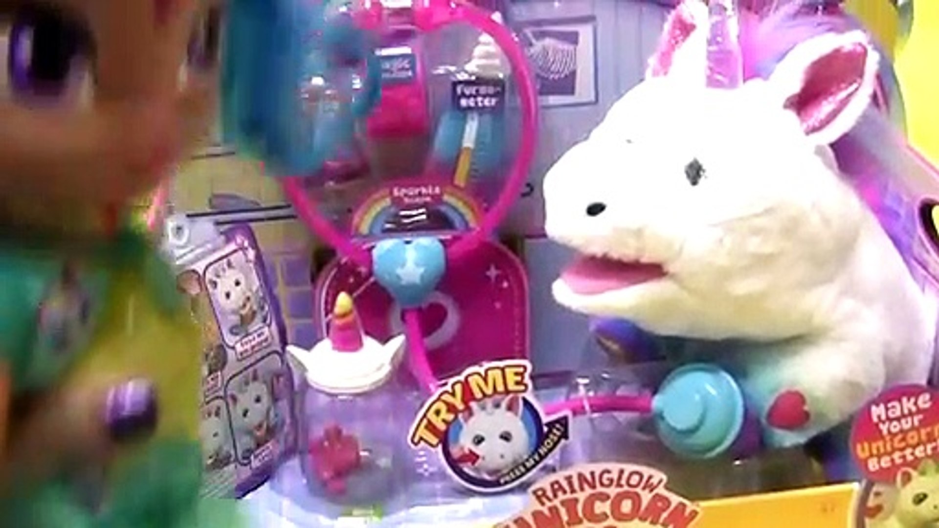 Little Live Rainglow Unicorn Vet Set Interactive Pet Unicorn Unboxing With Princess Anna Video Dailymotion