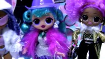 lol OMG doll unboxing Dolly & Doll Face Fashion Doll & Sister Winter Disco toys review
