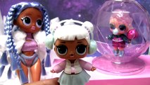 LOL surprise unboxing Winter disco Glitter Globe Fluffy Pets   Lils