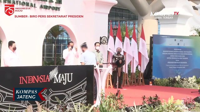 Presiden Joko Widodo Resmikan Bandara Yogyakarta International Airport