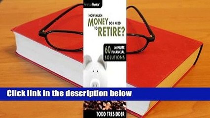 About For Books  How Much Money Do I Need to Retire?  Review