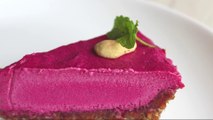 Crimson Cheese cake | Vegan cheesecake | Healthy version of cheesecake | No-Bake Crimson velvet cheesecake