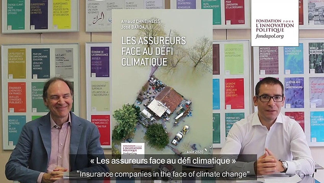 Présentation "Les assureurs face au défi climatique" par Arnaud Chneiweiss et José Bardaji