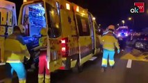 Un accidente de tráfico en el municipio de Fuenlabrada, en Madrid, ha dejado a cinco jóvenes heridos, tres de ellos de gravedad.