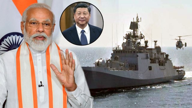 India - China : సైనిక చర్యలకు సిద్ధం.. South China Sea లో భారీ యుద్ధ నౌకను మోహరించిన Bharat !