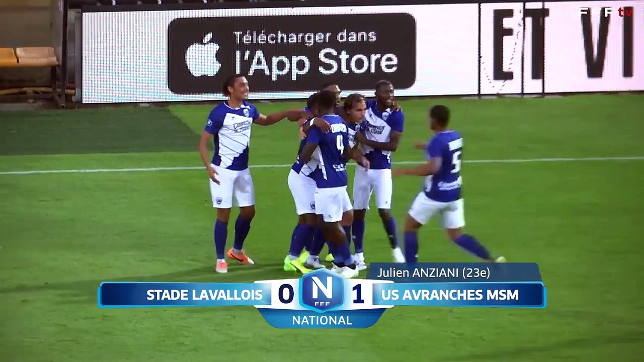 J02 Stade Lavallois - US Avranches MSM (1-3) FFF TV