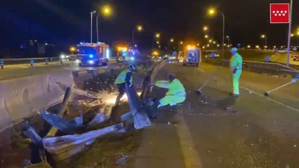 Al menos cinco heridos, tres en estado grave, en un accidente en Fuenlabrada