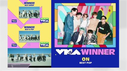 BTS, 美 MTV 뮤직어워즈 4관왕...신곡 첫 무대 / YTN