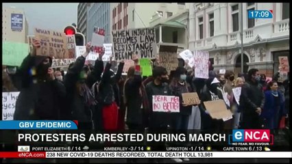 Protesters arrested during march in Cape Town