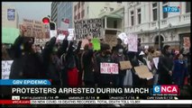 Protesters arrested during march in Cape Town
