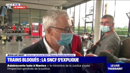 La SNCF s'explique sur les trains bloqués: "C'est un événement exceptionnel, avec une succession d'incidents qui a conduit à l'arrêt de la ligne"