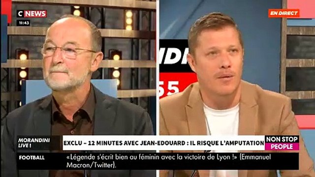 EXCLU - Jean-Edouard se confie pour la première fois sur son risque d’amputation: Ma grand-mère en est morte mais je veux avoir confiance dans les chirurgiens - VIDEO