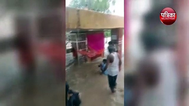 जैसलमेर में मूसलाधार बारिश, जिले में अगले 24 घंटे में बारिश की चेतावनी