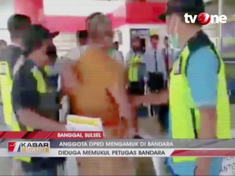 Pukul Petugas, Anggota DPRD Banggai Dilaporkan ke Polisi
