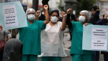 COVID-19 in Latin America: Medic protest work conditions