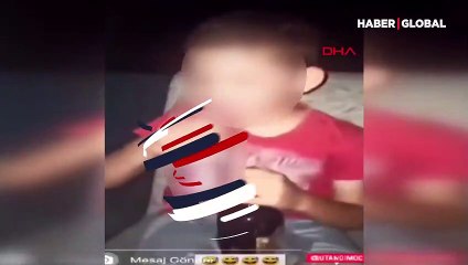Çocuğa alkol içirerek sosyal medyada paylaştı