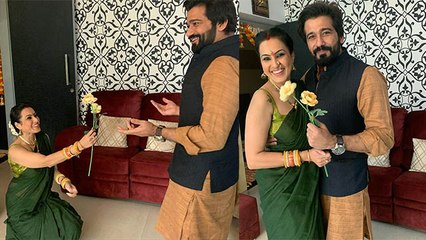 Kamya Punjabi ने Shalabh Dang को इस खास अंदाज में दिए गुलाब; Watch Video | Boldsky