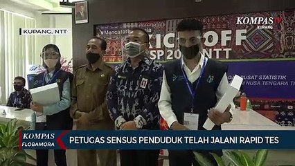 Petugas Sensus Penduduk Terapkan Protokol Kesehatan