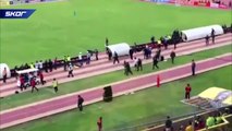 Enner Valencia'nın polislerden kaçtığı görüntü