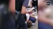 La violenta detención a unos espectadores que ha causado la polémica