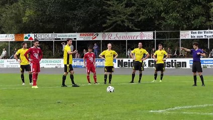 Tor zum Ausgleich von Rinor Murati (Sparta) gegen Nörten im Finale des Sparkasse Göttingen Cups