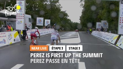 #TDF2020 - Étape 3 / Stage 3 - Anthony Perez passe en tête au Col du Pilon / Perez is first up the Col du Pilon
