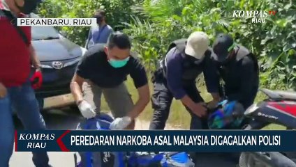 Peredaran Narkoba Asal Malaysia Digagalkan Polisi