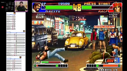 (ARC) King of Fighters '98 - SP8 - Chris, Kyo, Saisyu - Level 8