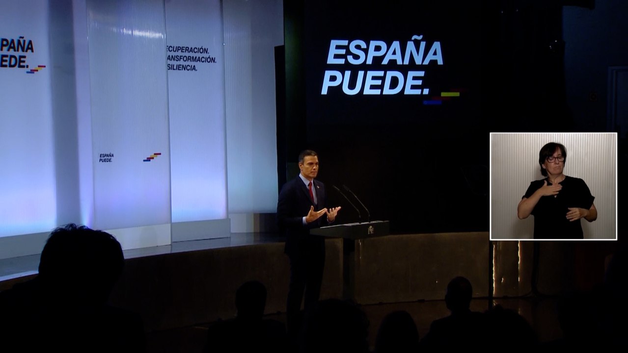 Sánchez dice que el plan de recuperación impulsará el PIB por encima del 2%