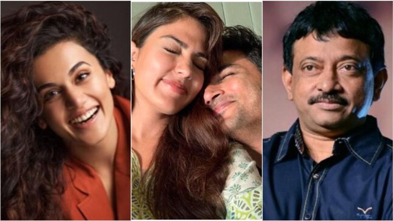 Taapsee Pannu to Ram Gopal Varma: Bollywood demands fair trial for Rhea Chakraborty in Sushant Singh Rajput case