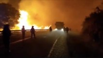 Estabilizado el incendio que durante cinco días ha arrasado la sierra de Aracena en Huelva