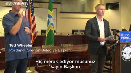 Portland Belediye Başkanından Trump'a: Ülkedeki şiddet olaylarının nedeni sensin