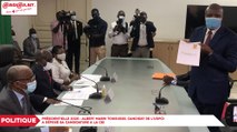 Présidentielle 2020 : Albert Mabri Toikeusse, candidat de l’UDPCI a déposé sa candidature a la CEI