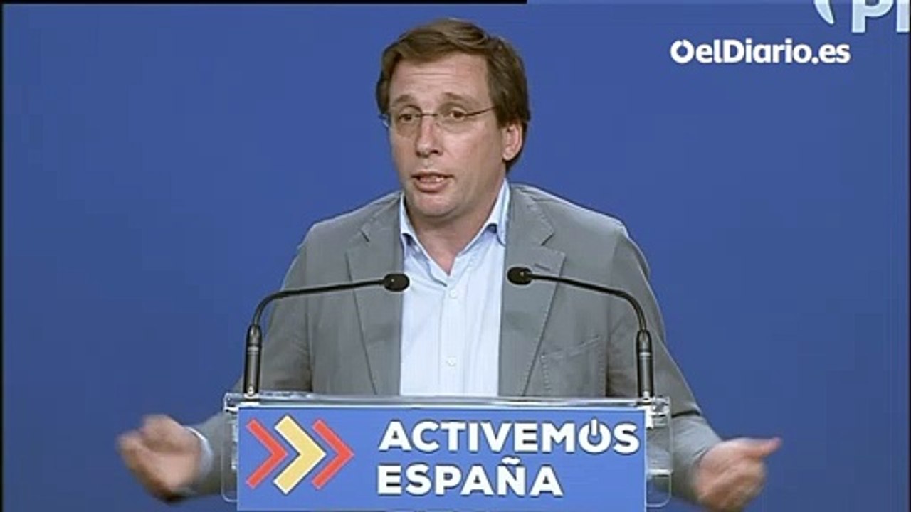 Almeida, como portavoz del PP: "Con los socios de Sánchez no podemos pactar unos presupuestos"